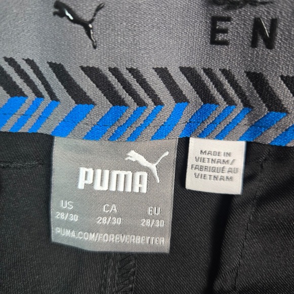 Puma Golf Mens Dealer Pants Black UPF 50+ Performance 535523 28x30 NEW - Picture 5 of 9